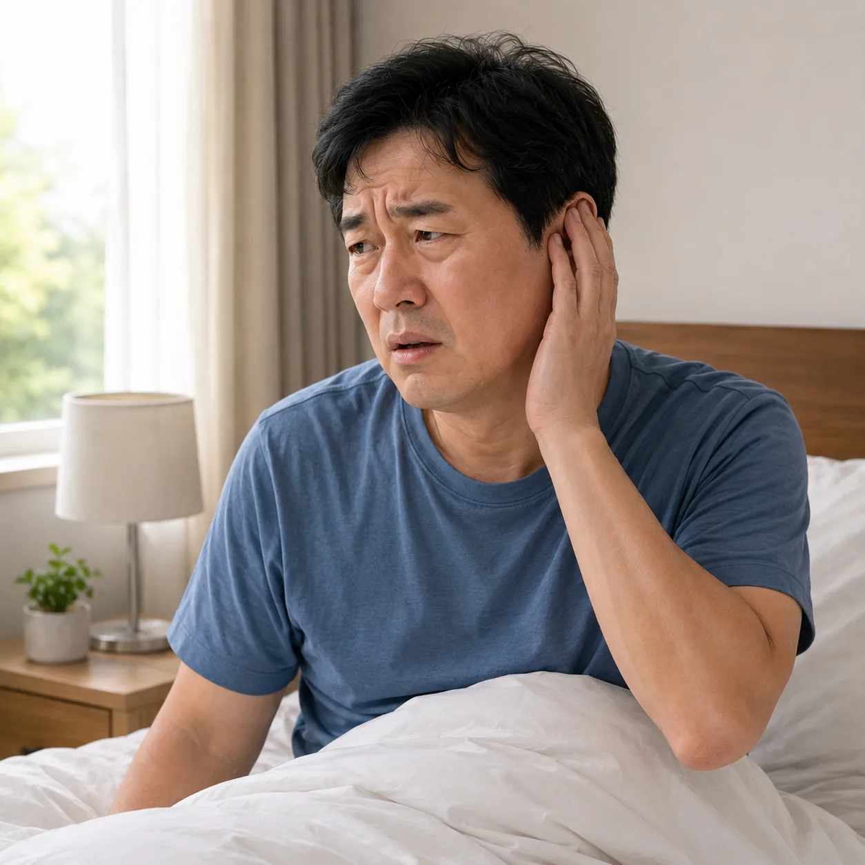 자고 일어난 뒤 한쪽 귀가 먹먹한 돌발성 난청 초기 증상